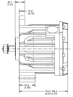 C184 - 14VOLT 50AMP - EXPLOSION PROOF ALTERNATOR