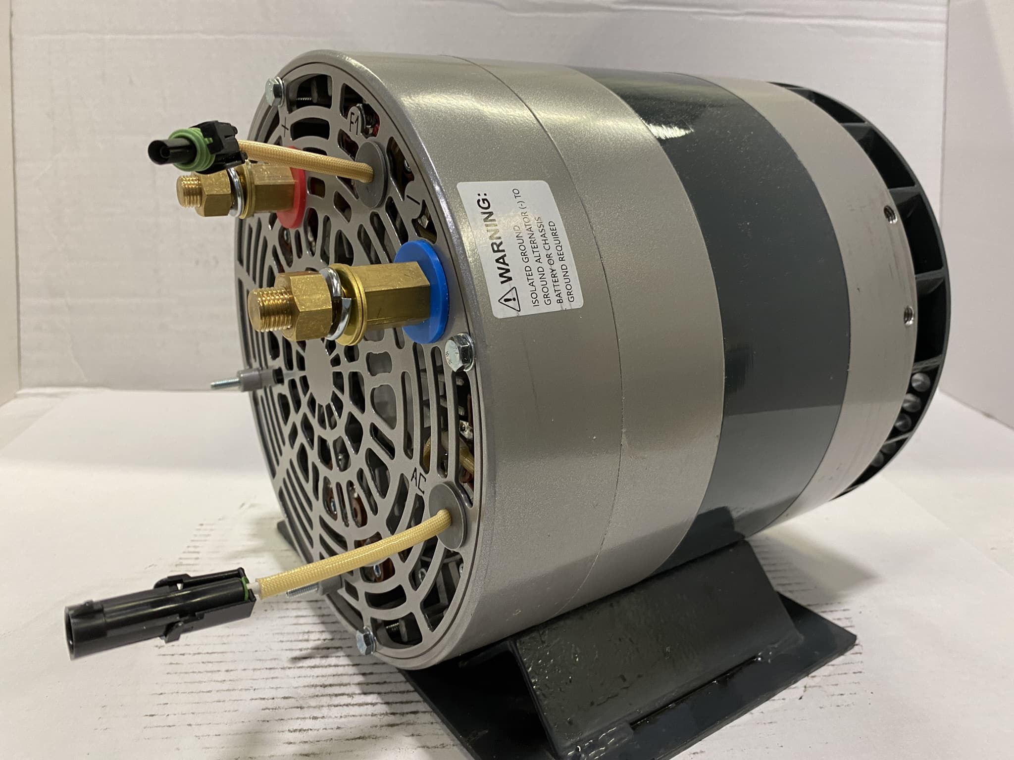 25AT40012V ALMOTT AIR COOLED ALTERNATOR 12V, 400A BELT DUCTLESS Elreg